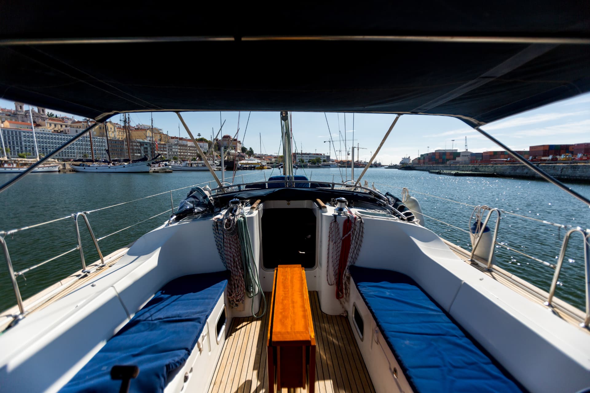 Os lugares a bordo