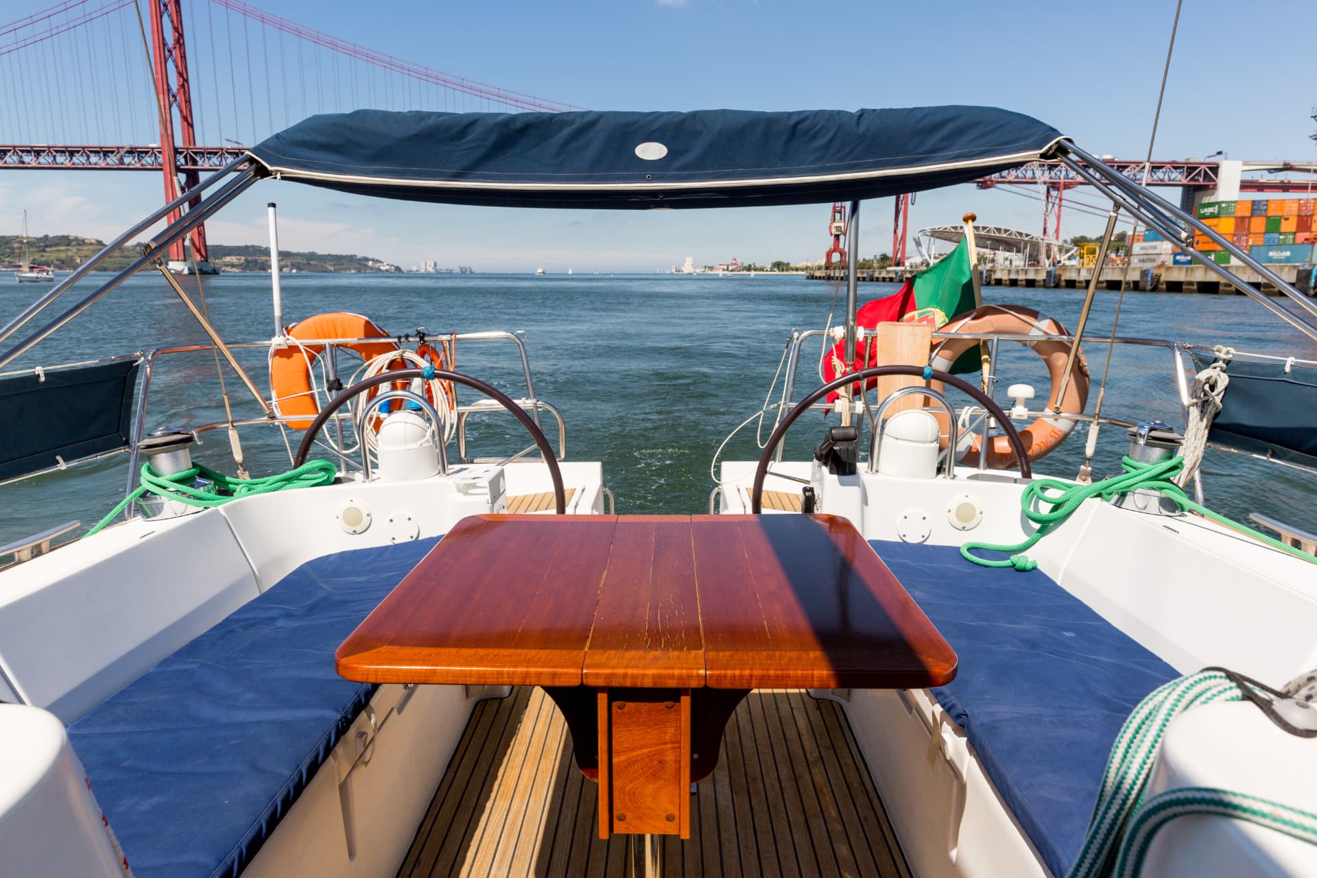 A mesa do cockpit